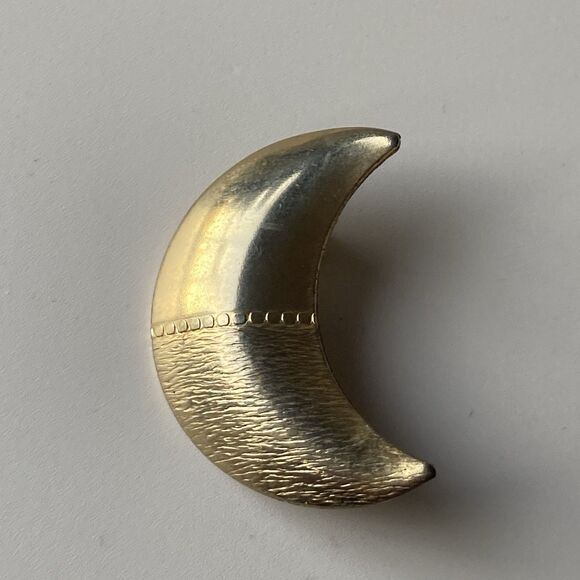 Vintage Gold Tone Celestial Brooch Earrings Lot Sun Crescent Moon Star READ DESC - Picture 13 of 16